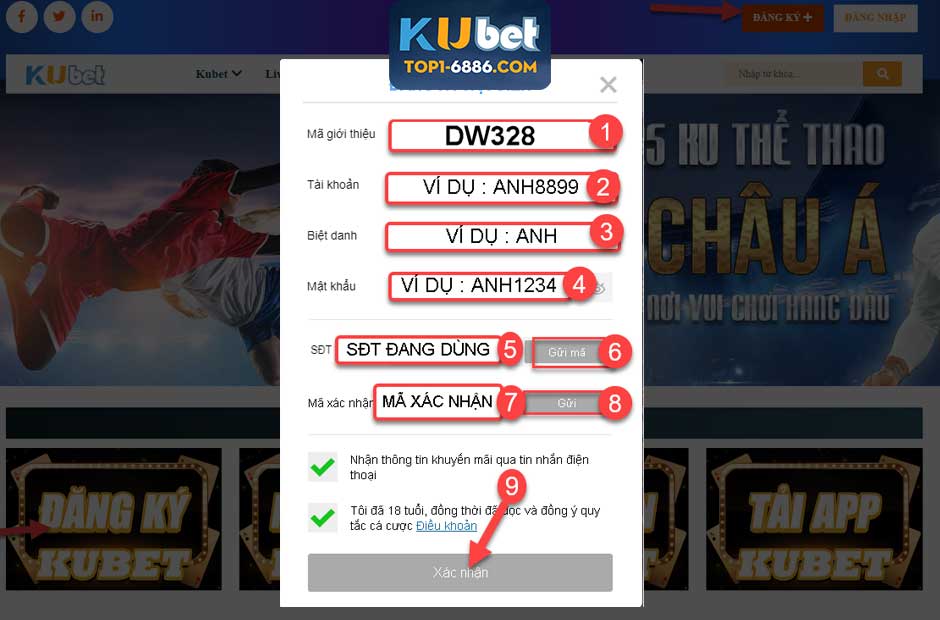 KUBET11 - KU11 🎖️ LINK VÀO KUBET KHÔNG BỊ CHẶN 2025 3 Hướng dẫn đăng ký tài khoản kubet11
