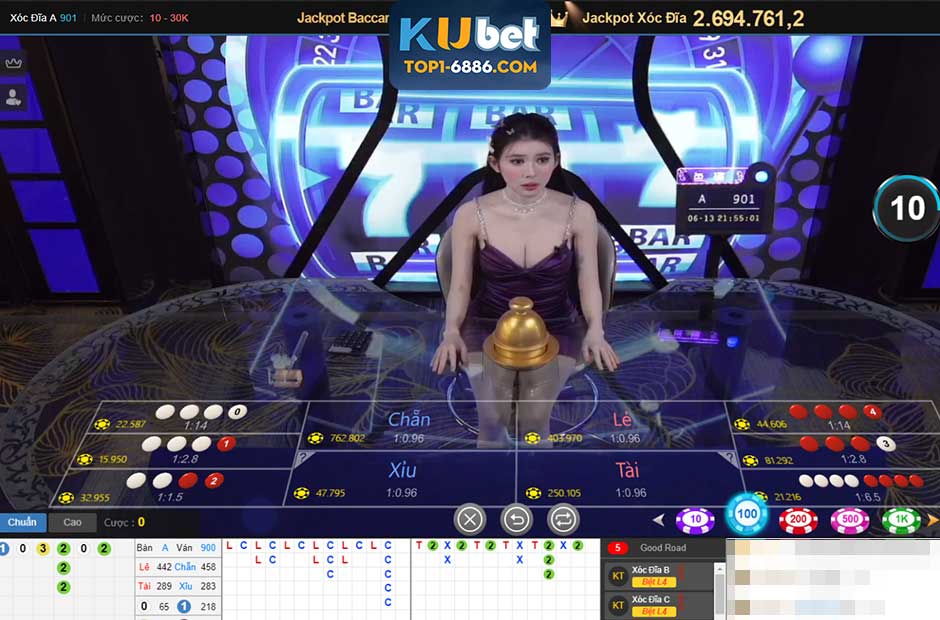 KUBET11 - KU11 🎖️ LINK VÀO KUBET KHÔNG BỊ CHẶN 2025 5 Xóc đĩa kubet11 cùng dealer người Việt sexy